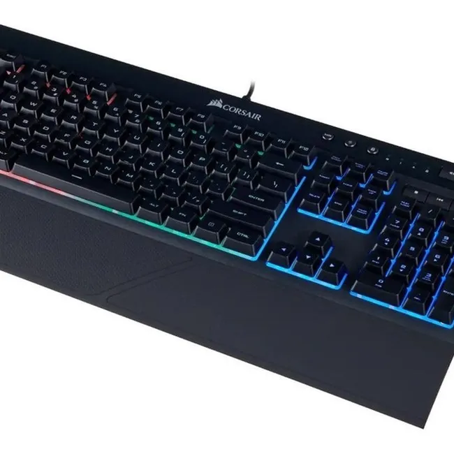 CORSAIR - Combo Teclado y Mouse Gamer Corsair K55 Ingles Harpoon
