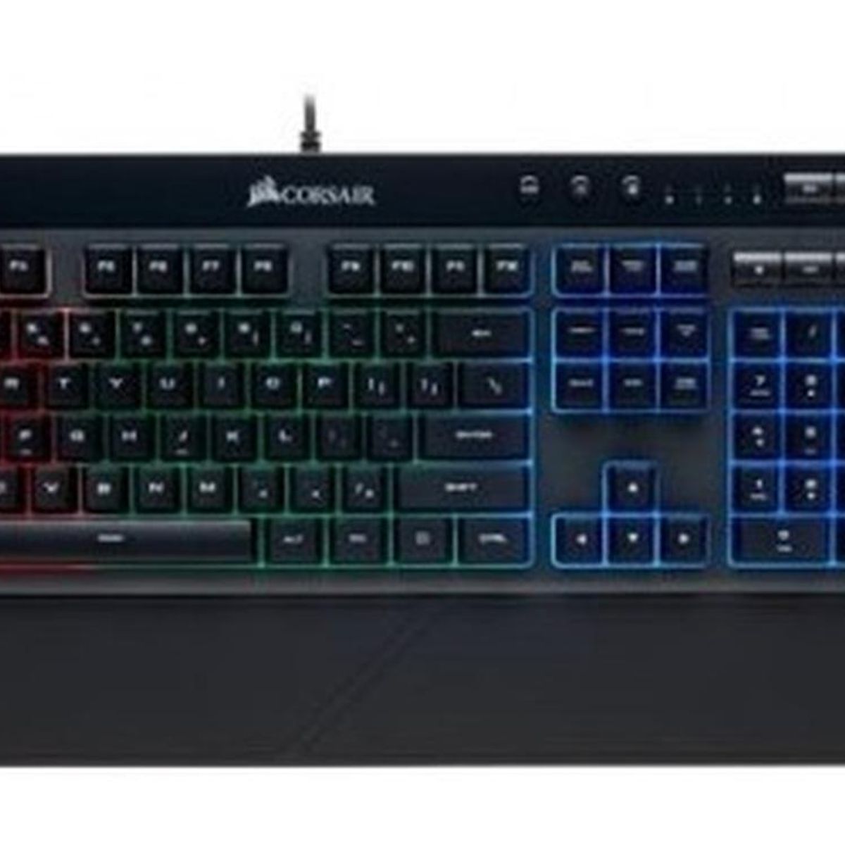 CORSAIR - Combo Teclado y Mouse Gamer Corsair K55 Ingles Harpoon