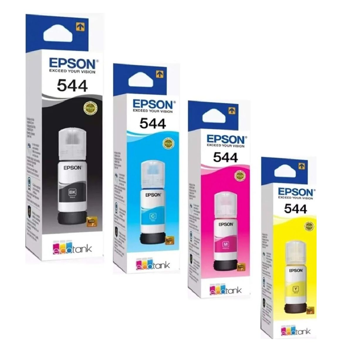 EPSON - Pack 4 Botellas De Tinta Epson T544 L1110.l3110,l3150,l5190