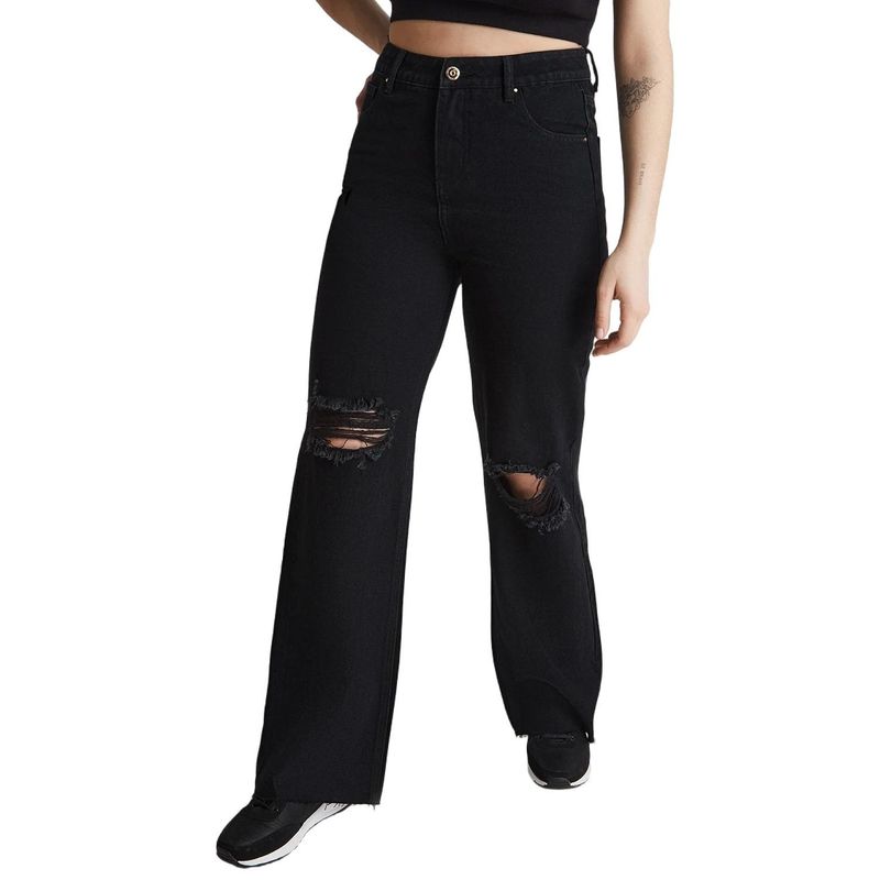 ACUARELA - Jeans Con Destroyed En Rodillas