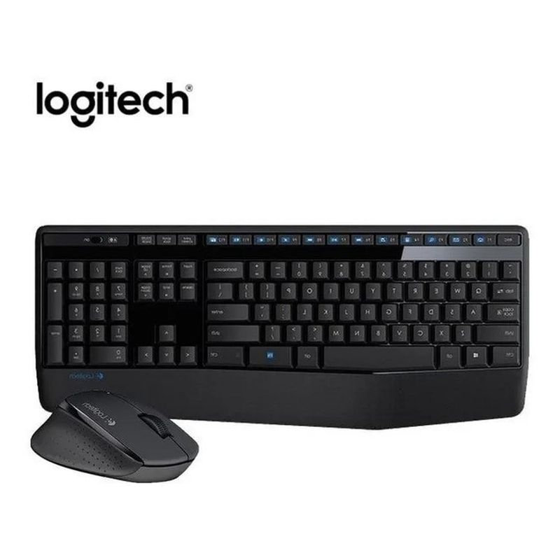 LOGITECH - Combo Teclado Mouse Inalambrico Logitech Mk345 - Ergonomico