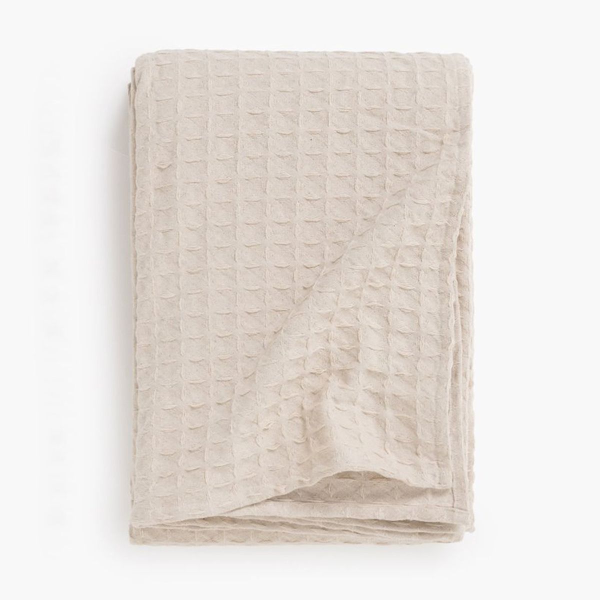 CALMA HOUSE - Cubrecama Panal 240x260 Crudo (cama 2 plazas o Queen) Calma House