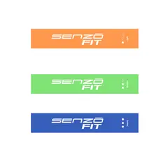 SENZO - Set de 3 Bandas Elasticas Multicolor Fit