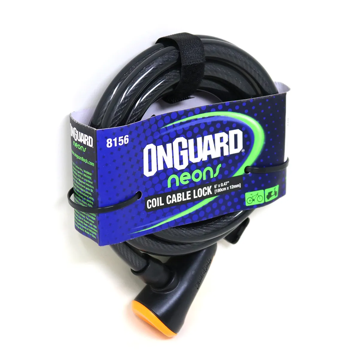 ONGUARD - Candado OnGuard Llave Espiral NS Coil 180cmX12mm