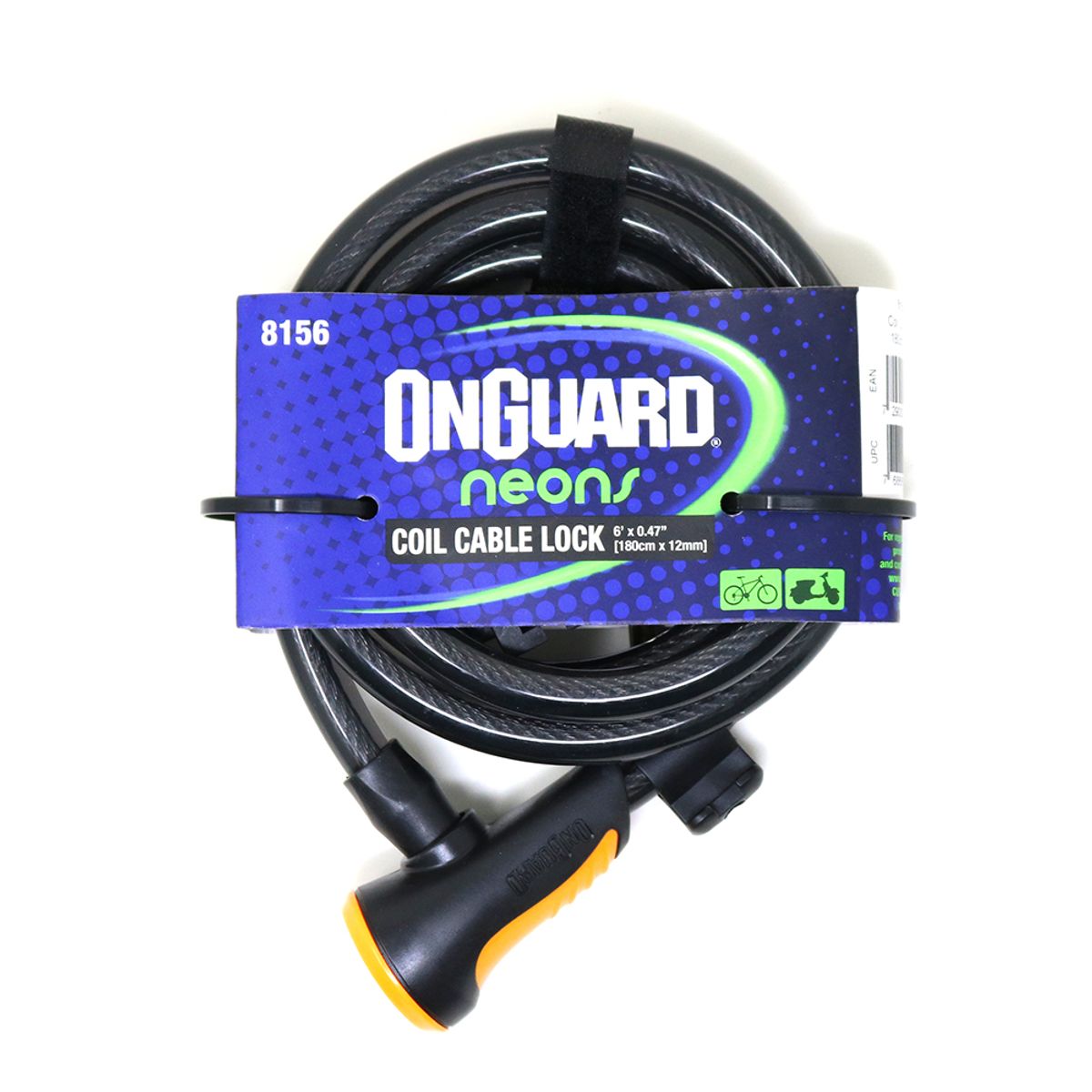 ONGUARD - Candado OnGuard Llave Espiral NS Coil 180cmX12mm