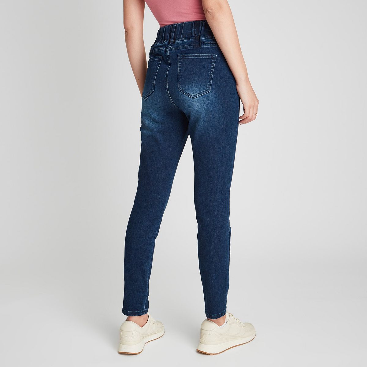 CURVI - Jeans Calza Con Pretina Alta Mujer Curvi
