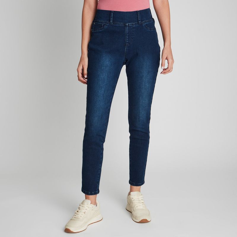 CURVI - Jeans Calza Con Pretina Alta Mujer Curvi