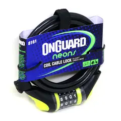 ONGUARD - Candado Clave Espiral NS 180cmX8mm Amarillo
