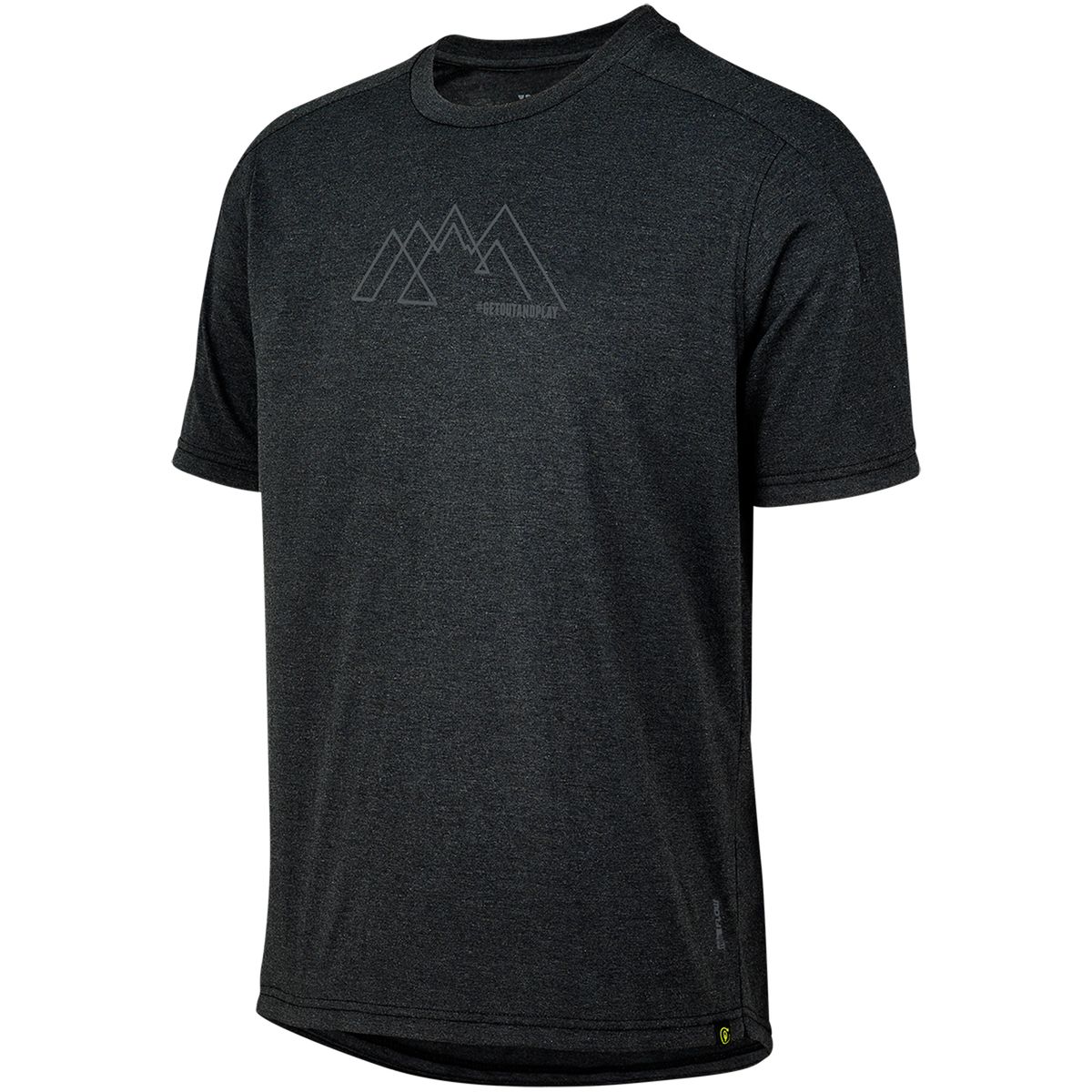 IXS - Polera Kids Flow Tech Getoutandplay Black KM IXS