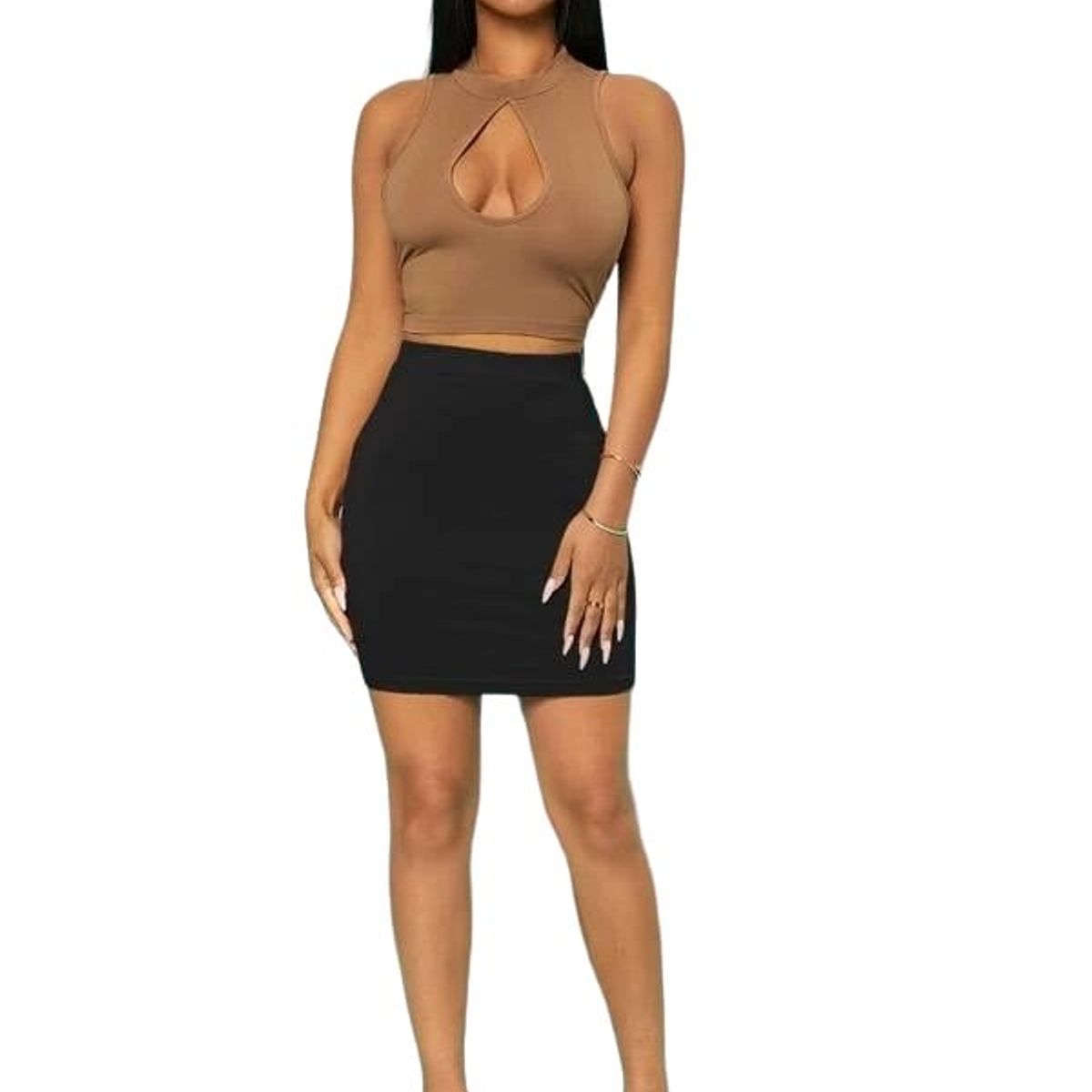 GARSIL - Mini Falda Corta De Algodon Para Mujer Fabricación Nacional