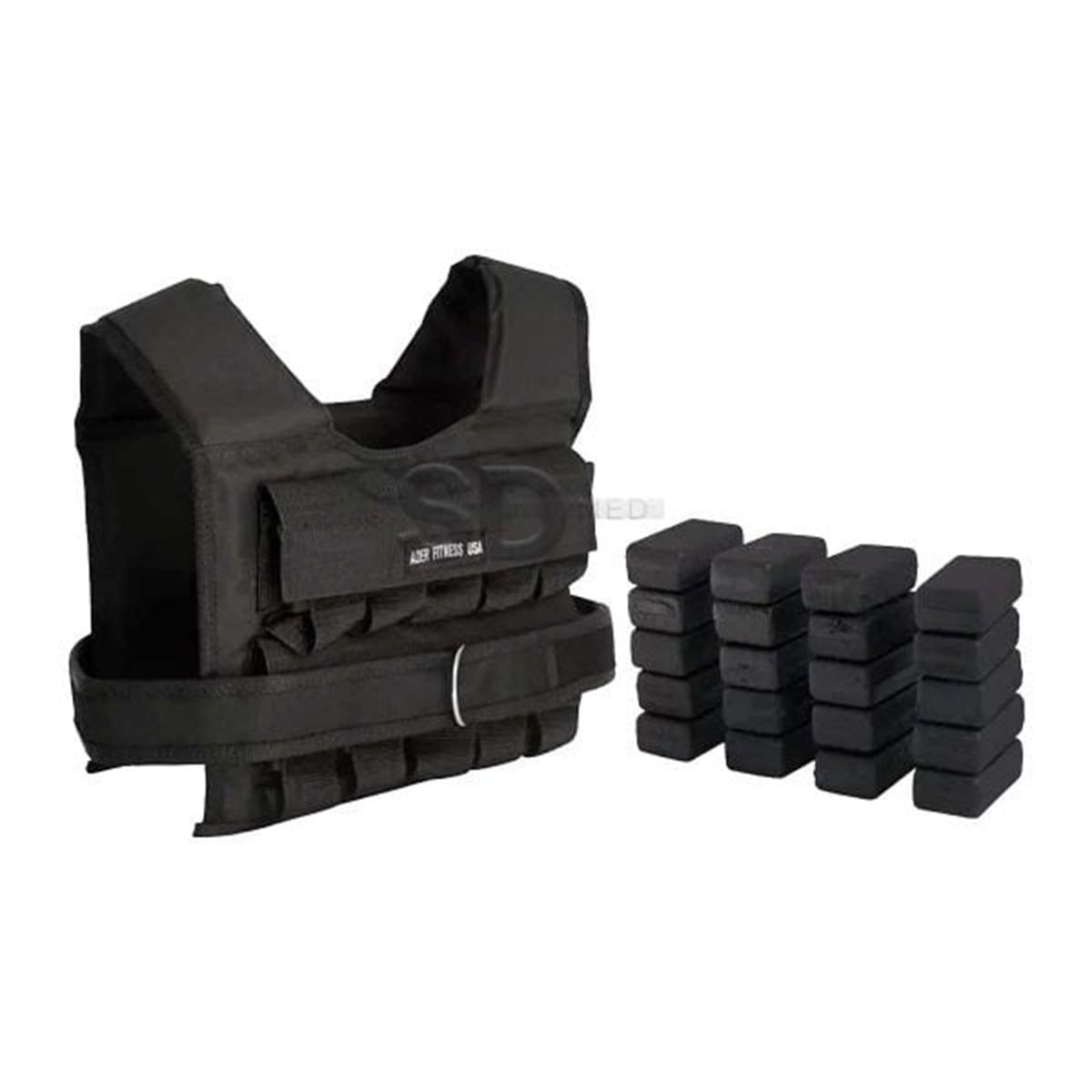SDFIT - Chaleco Con Peso Ajustable 0-20 Kg Maxwod Taw7024