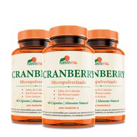 Cranberry Fv 180 Capsulas 3 Frascos 3x60 Caps