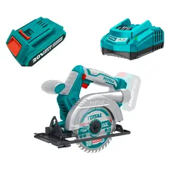 TOTAL TOOLS - Sierra Circular Inalámbrica 20v Cargador Bateria