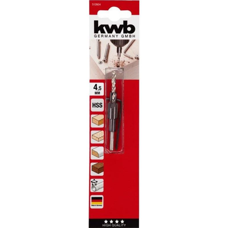 KWB - Broca Avellanadora Soberbio 4.5mm Kwb