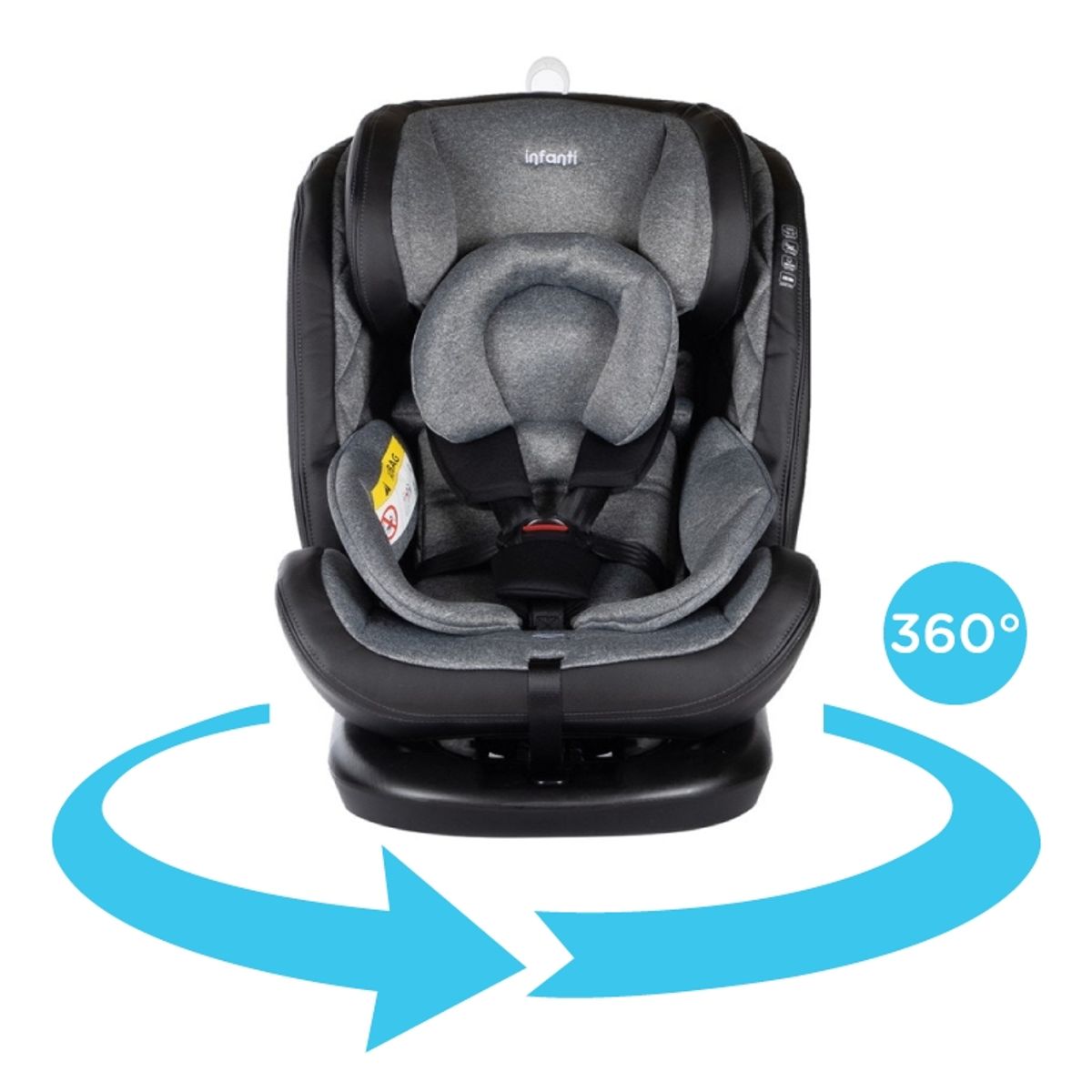 INFANTI - Silla De Auto Convertible I-Giro 360 Light Grey