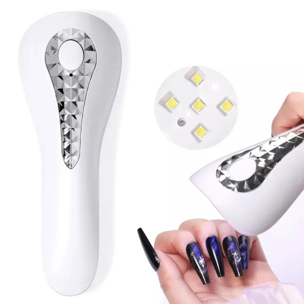 BLUUM - Lampara Para Soft Gel X Esmaltado Recargable 18w