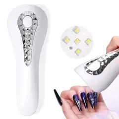 BLUUM - Lampara Para Soft Gel X Esmaltado Recargable 18w