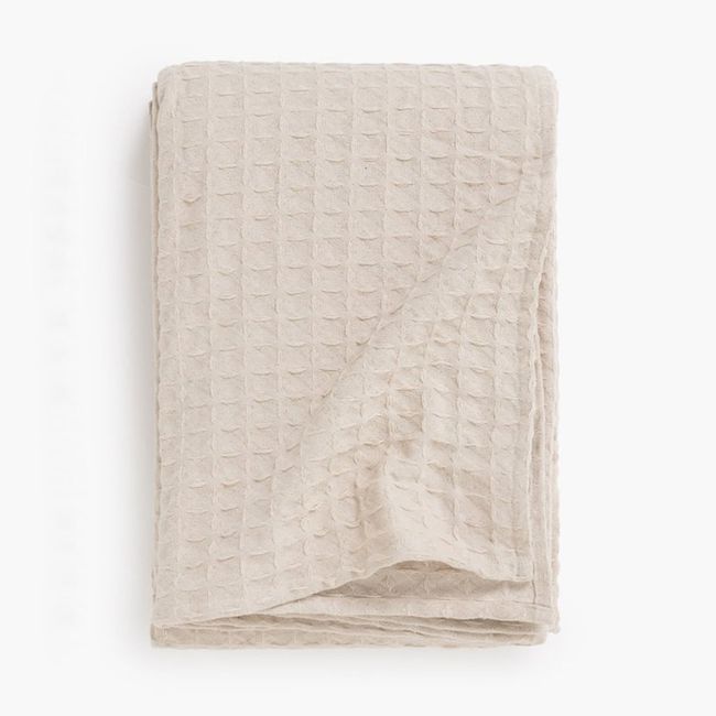 CALMA HOUSE - Cubrecama Panal 180x260 Crudo (cama 1 o 1 1/2 plazas) Calma House