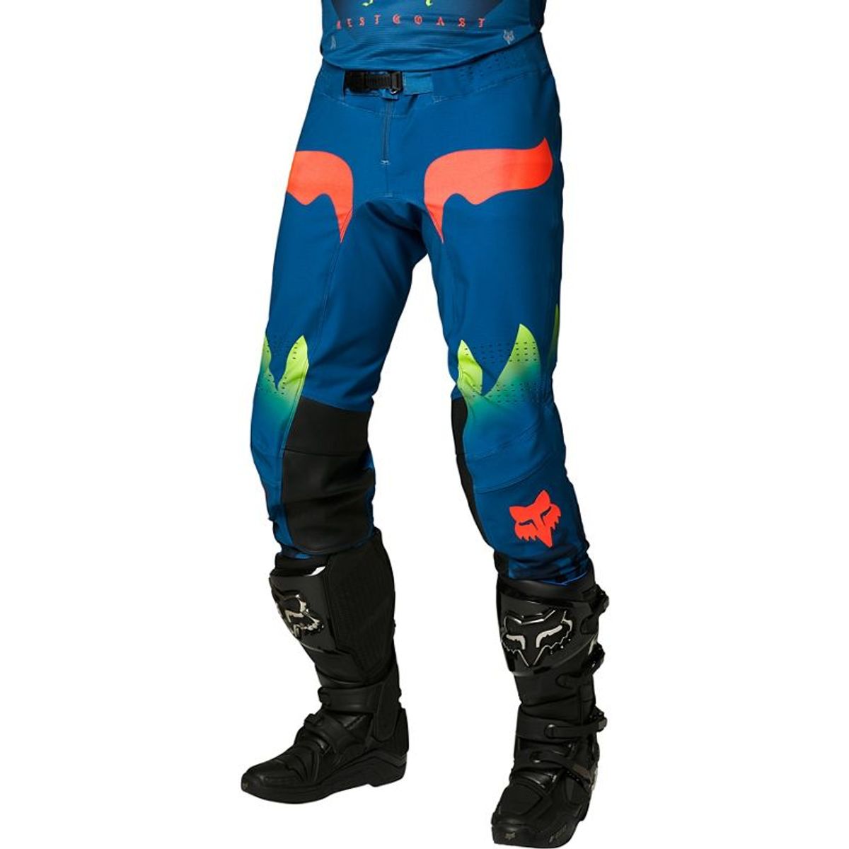 FOX - Pantalon Moto Flexair Mawlr Azul Fox FOX