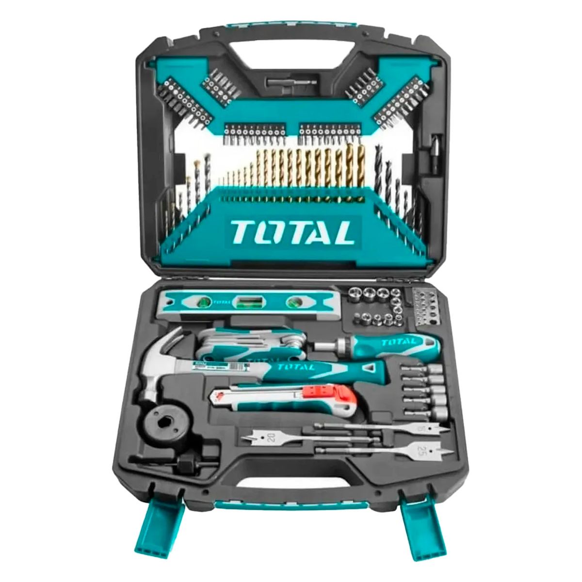 TOTAL TOOLS - Set Brocas Herramientas Manuales 120 Pcs