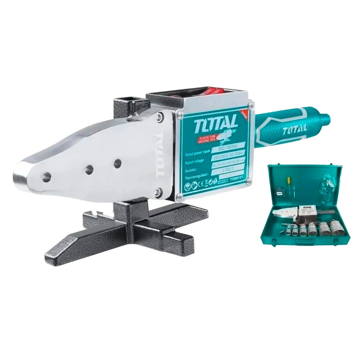 TOTAL TOOLS - Maquina Termofusora 800-1500w   20-63mm