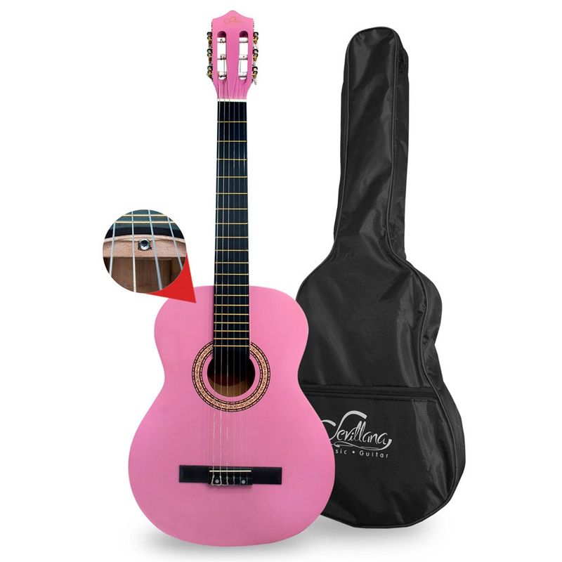 SEVILLANA - Guitarra Clasica Sevillana 39 Alma Pink