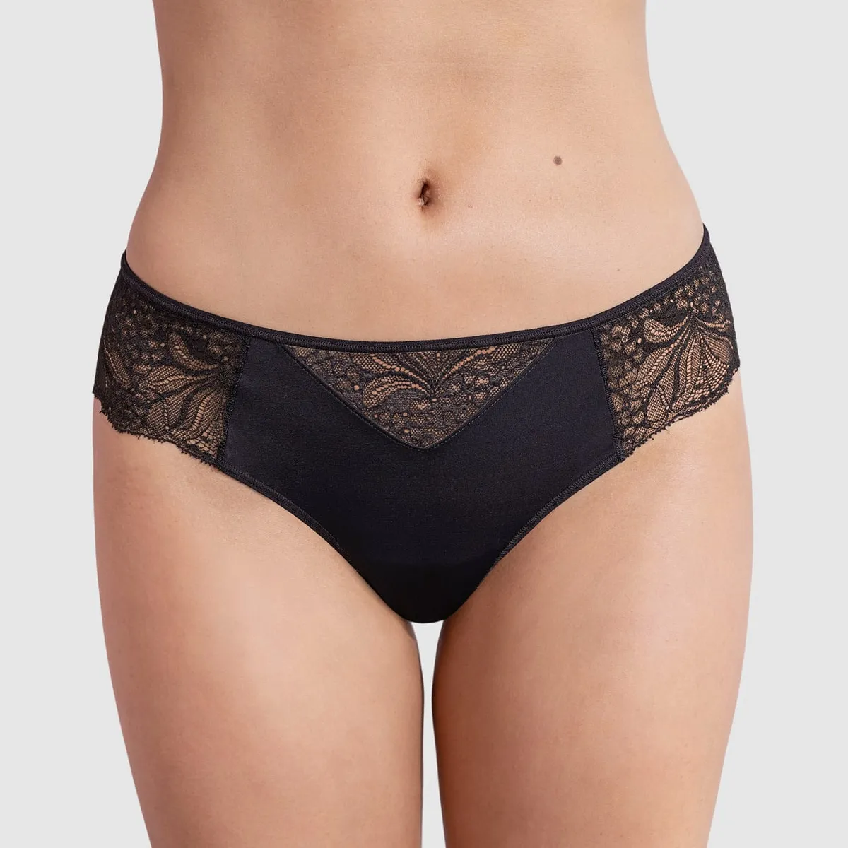 LEONISA - Panties 012985 Brasilero Negro