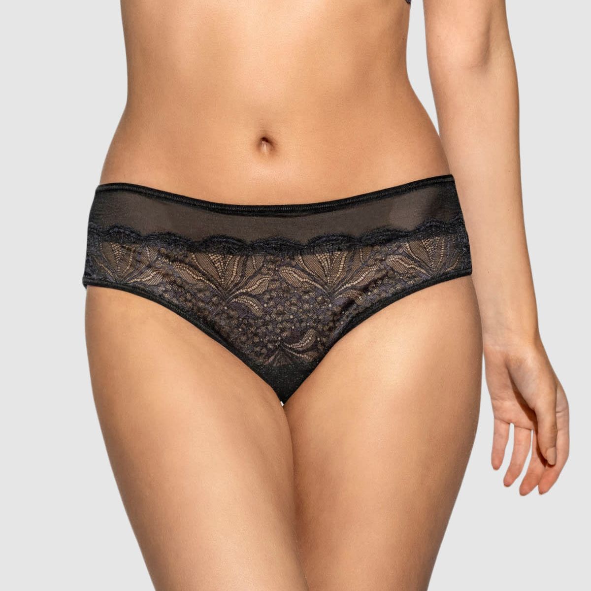 LEONISA - Panties 012964 Hipsters y Cacheteros Negro