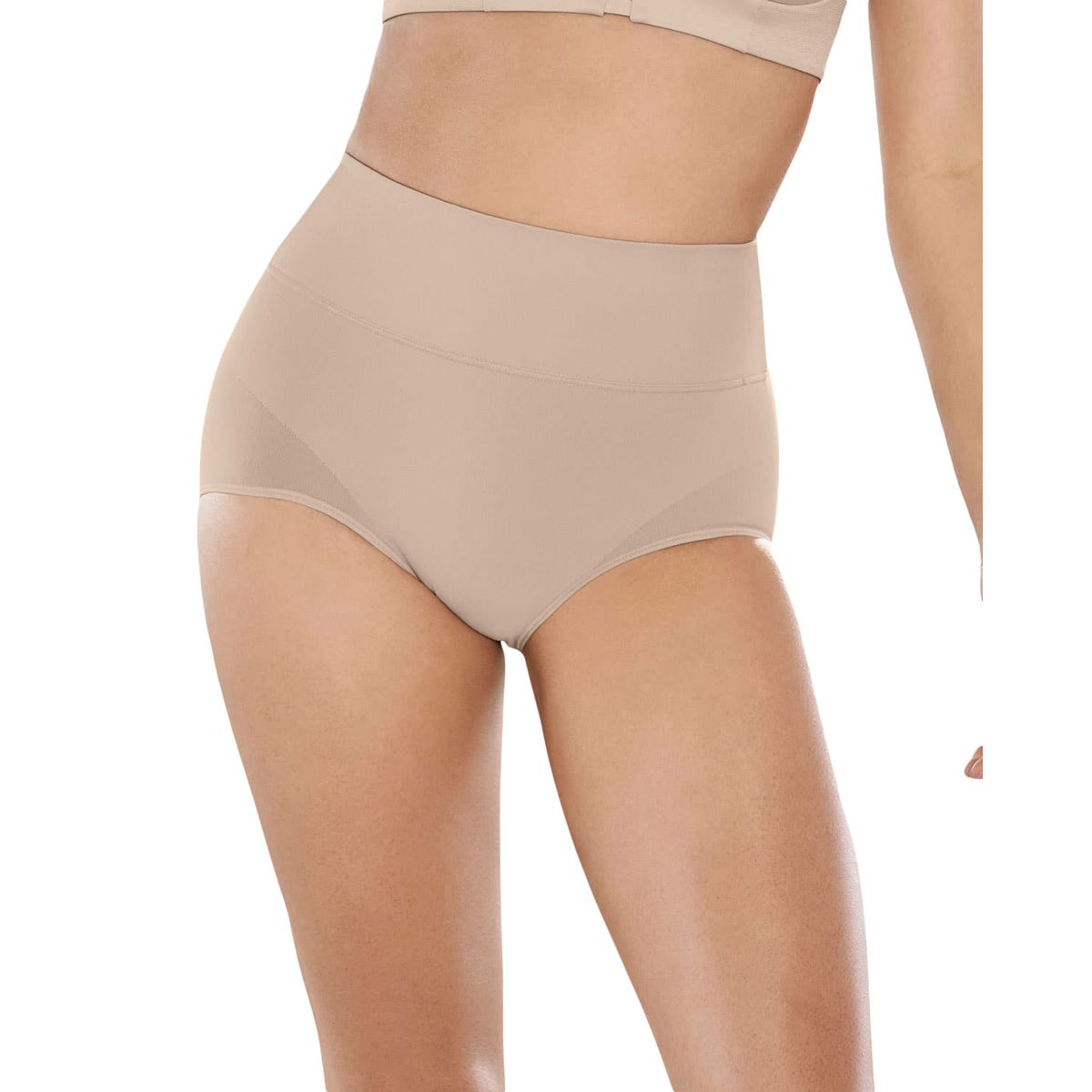 LEONISA - Fajas 012841 Panty Control Suave Café