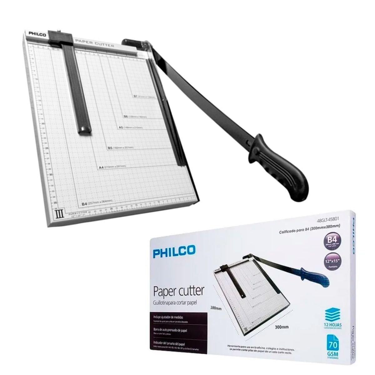 PHILCO - Guillotina B4 38 X 30 Cm / Philco / Base De Metal PHILCO