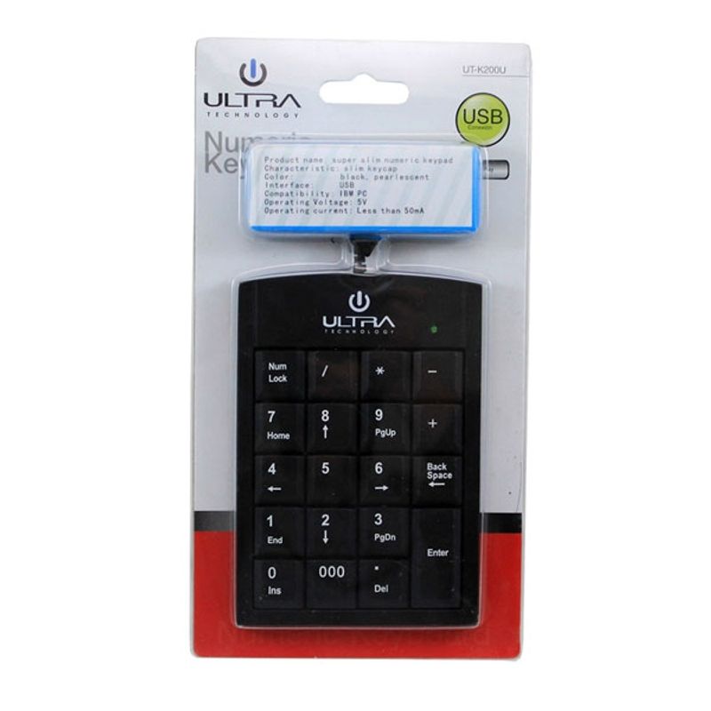 ULTRA - Teclado Numérico K200 USB ULTRA.