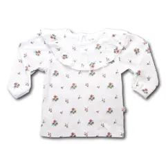 PEQUEÑA GRACIA - Polera Amalia Flor 100 Algodón Pima