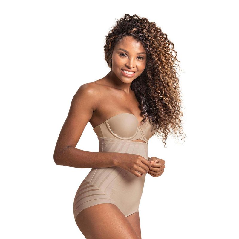 LEONISA - Fajas 012906 Panty Control Fuerte Café