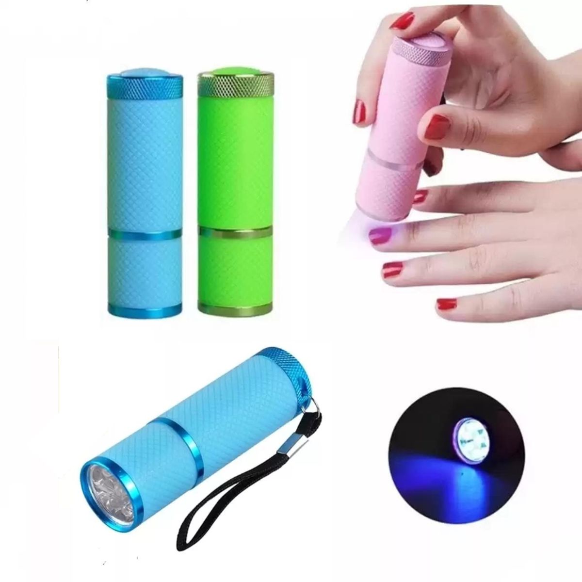 BLUUM - Mini linterna Secado de uñas o Identificacion Billetes