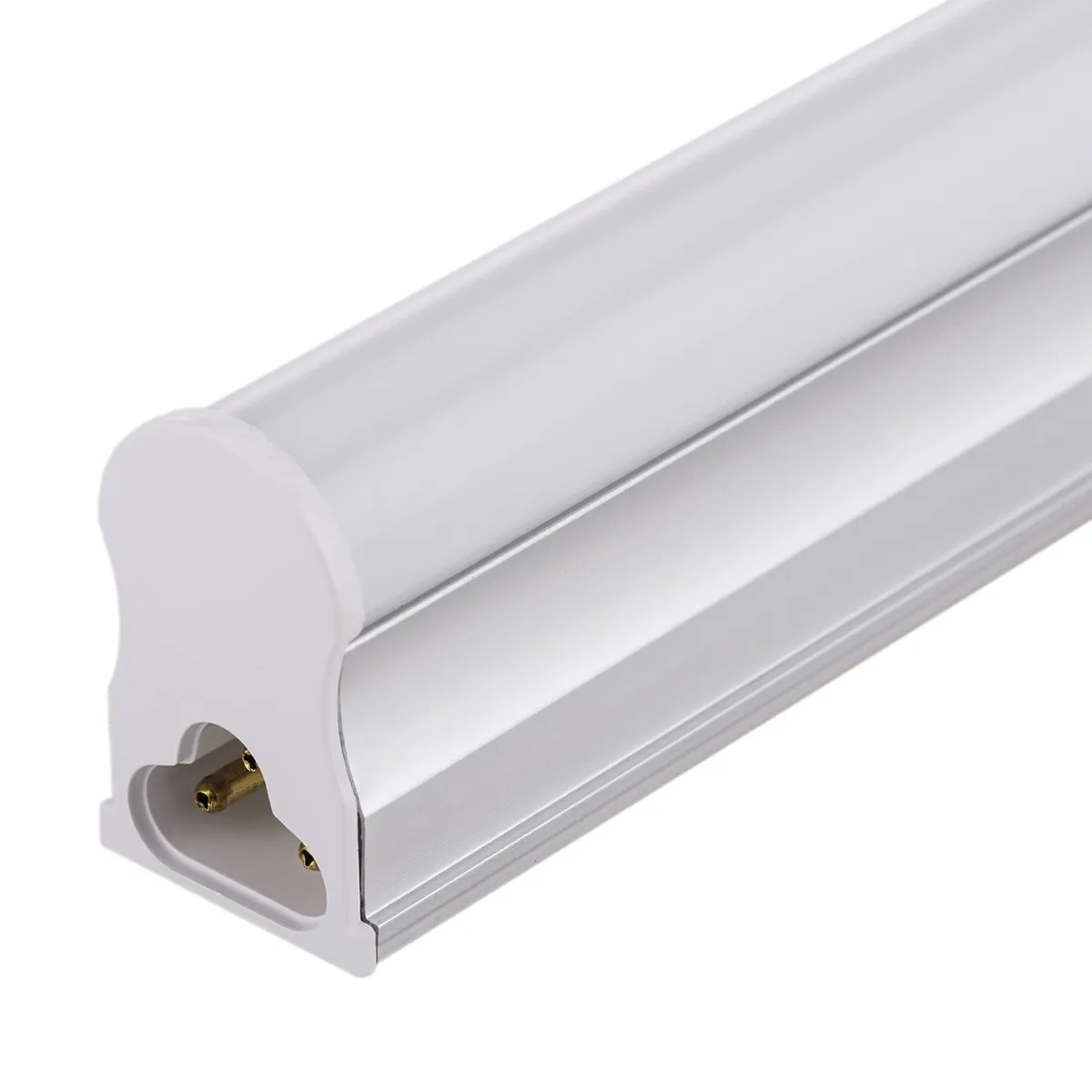 HB LEDS - Pack 5 Tubos LED T5 Con Base 5W 30cm Cálido
