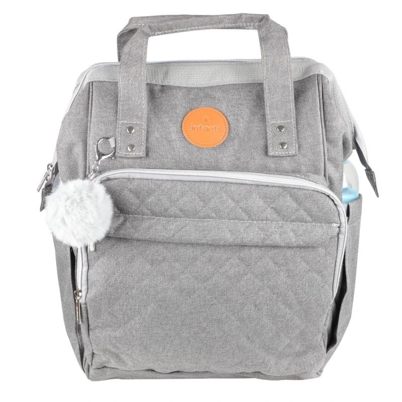 INFANTI - Mochila Pañalera INFANTI Open Gris