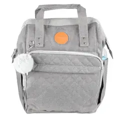 INFANTI - Mochila Pañalera Open Gris