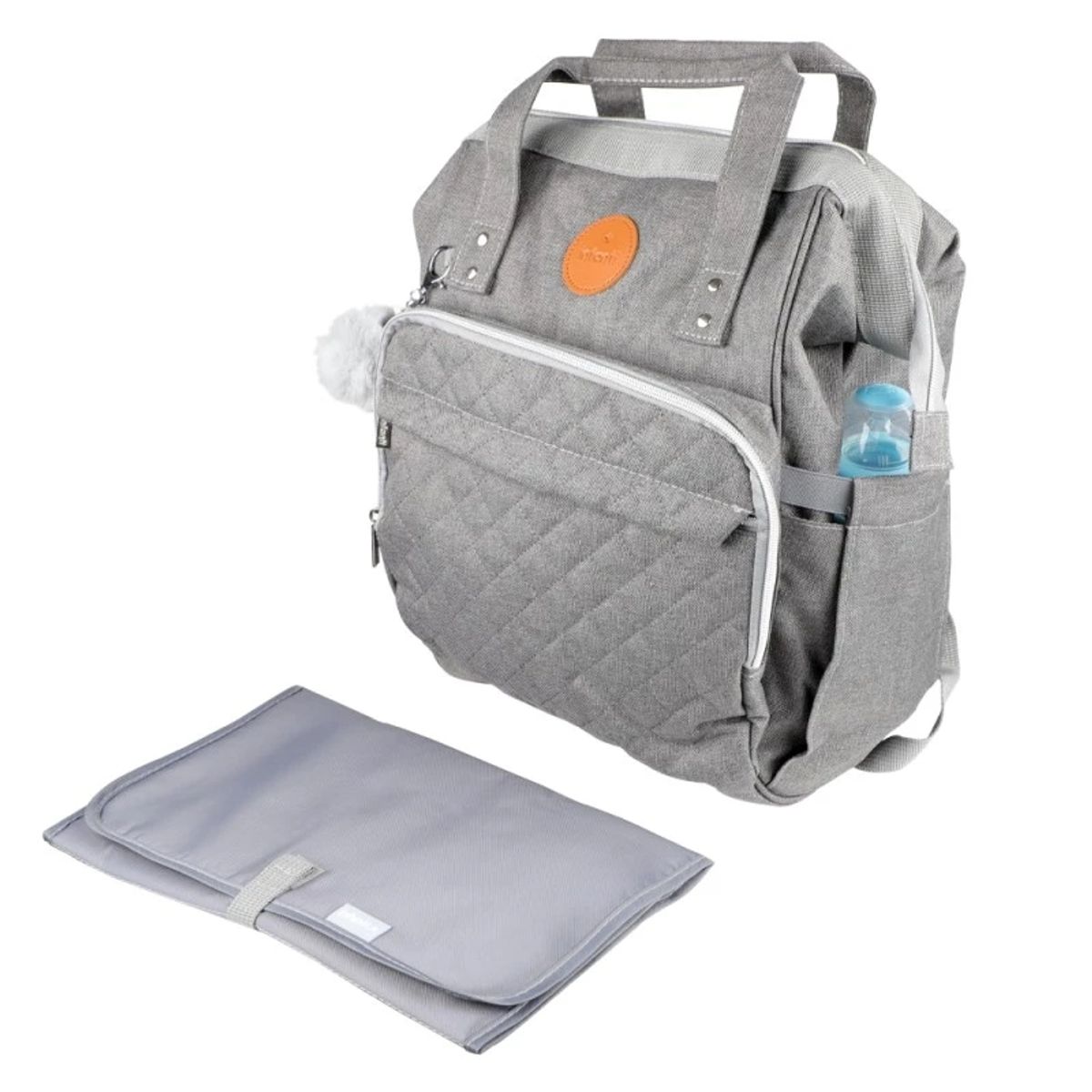 INFANTI - Mochila Pañalera INFANTI Open Gris
