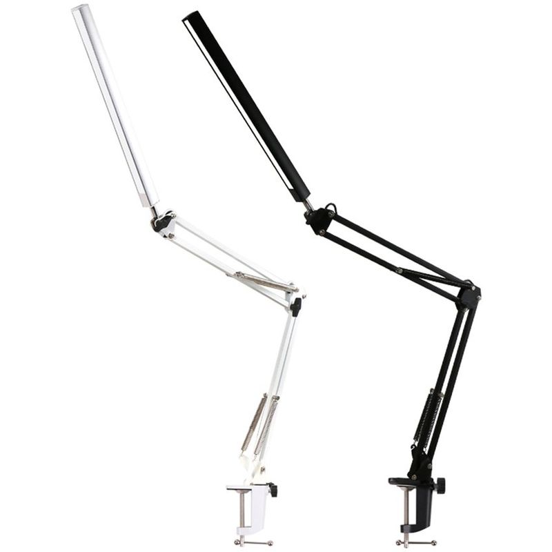 DANWEILE - Lámpara escritorio led salandens lámpara de mesa abrazadera brazo