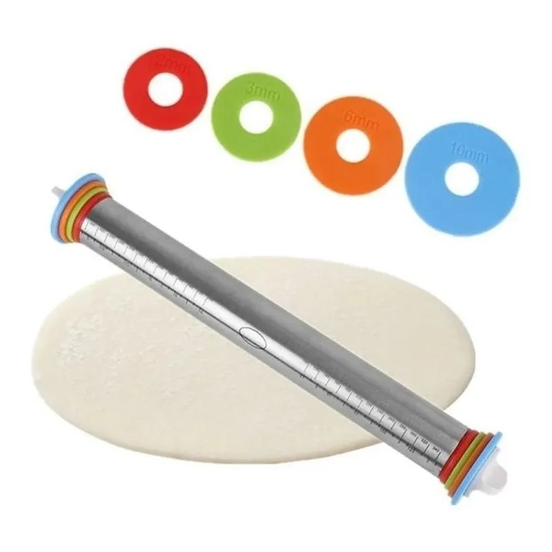 GENERICO - Uslero Acero Inoxidable Uslero Ajustable Uslero Fondant 45cm