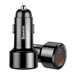 BASEUS - Magic Series PPS Cargador de Auto 40 QC30 45W 6A Negro