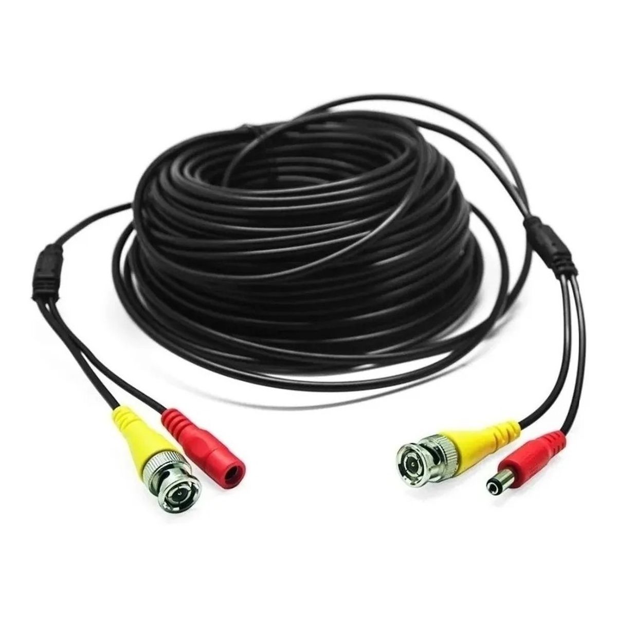 GENERICO - Cable Para Camaras De Vigilancia Video Y Poder 30 Metros