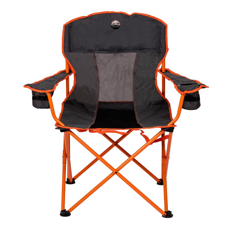 ATAKAMA OUTDOOR - Silla plegable Camping Llaima XL GrisNaranjo Atakama Outdoor