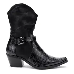 THUNDER BLUE - Bota Mujer Negro Mazza