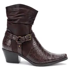 THUNDER BLUE - Bota Mujer Café oscuro Zucca