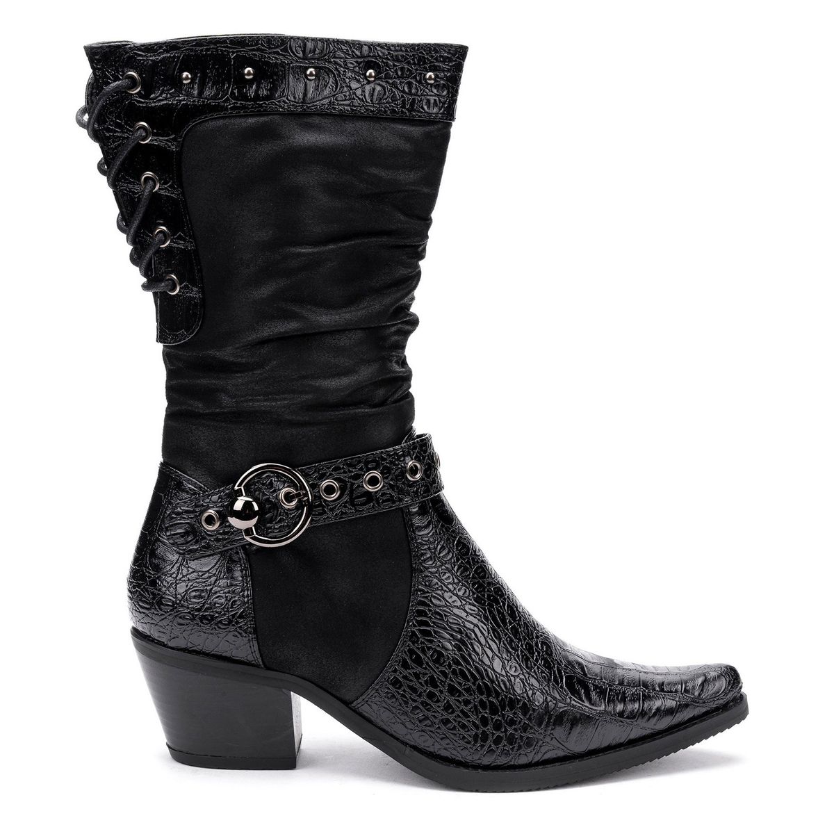THUNDER BLUE - Bota Mujer Negro Ellen Thunder Blue
