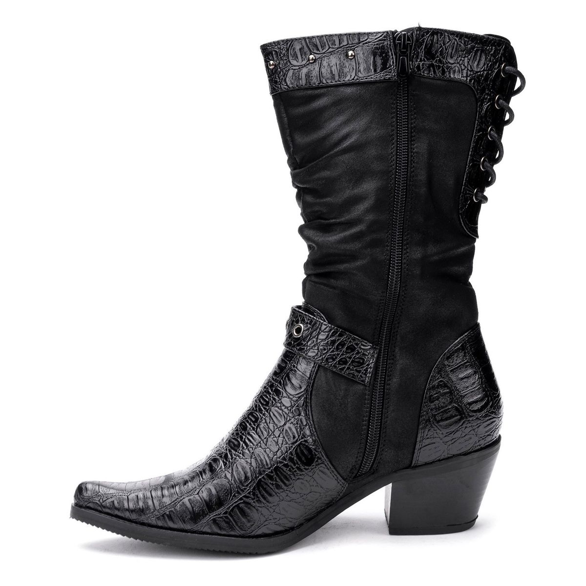 THUNDER BLUE - Bota Mujer Negro Ellen Thunder Blue