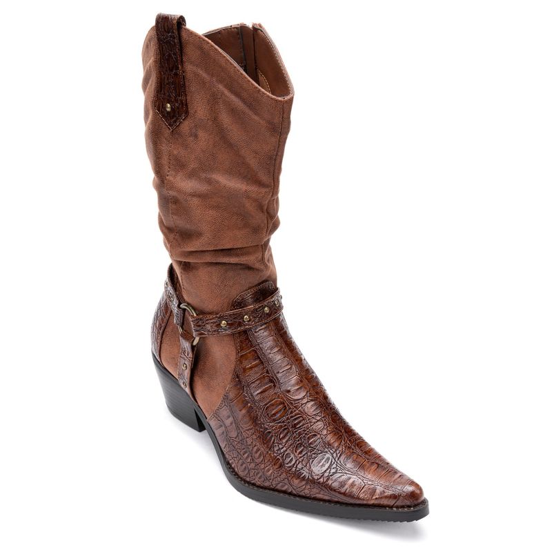 THUNDER BLUE - Bota Mujer Café Maritt Thunder Blue