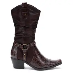 THUNDER BLUE - Bota Mujer Café oscuro Maritt