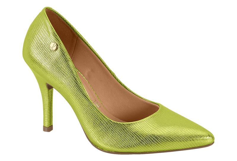 Zapato Para Mujer Taco Aguja Stiletto Verde 118 -
